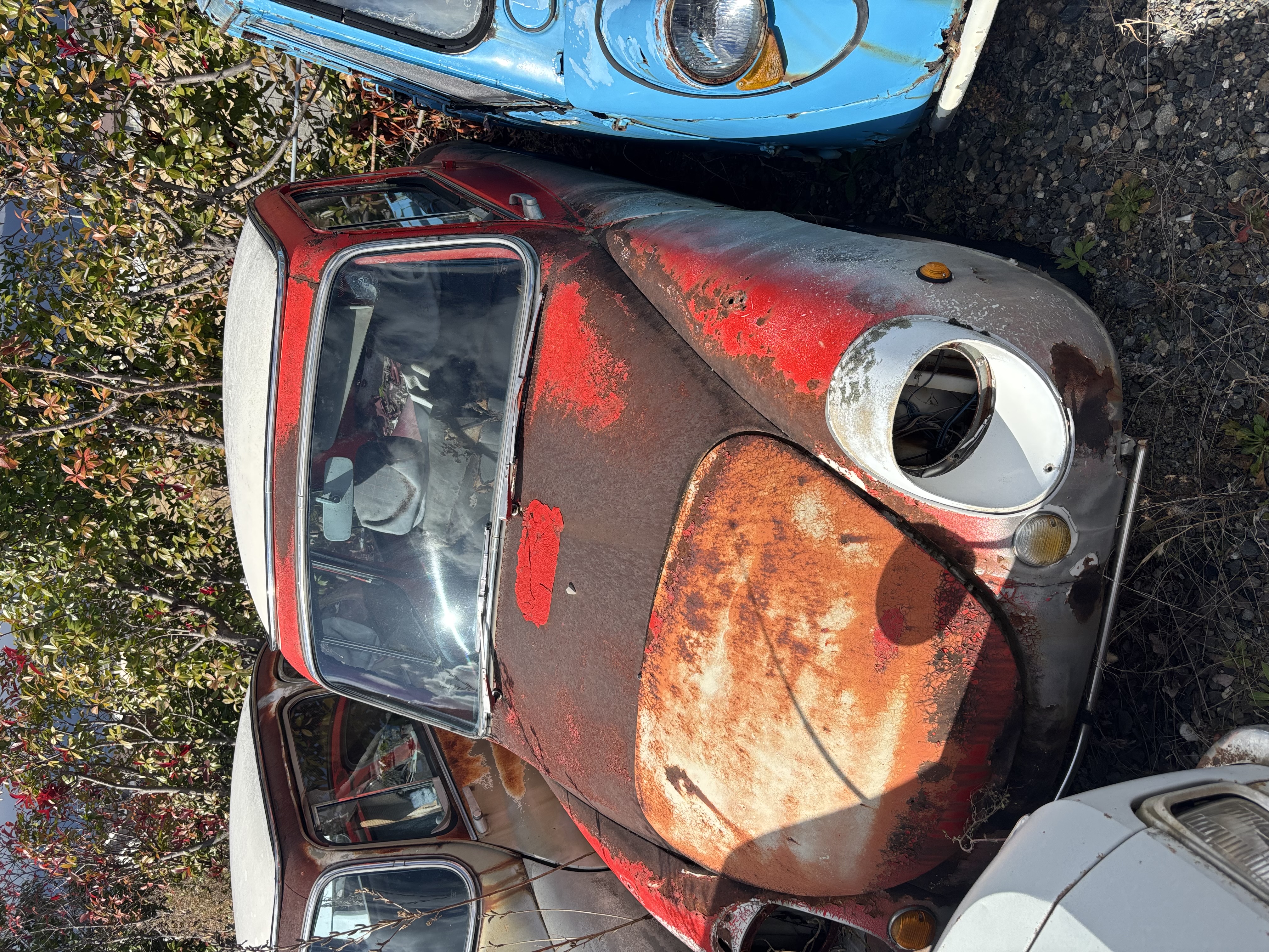 1968 Subaru 360 SS Double Carburetor (non-running) w/ 2 Parts Cars