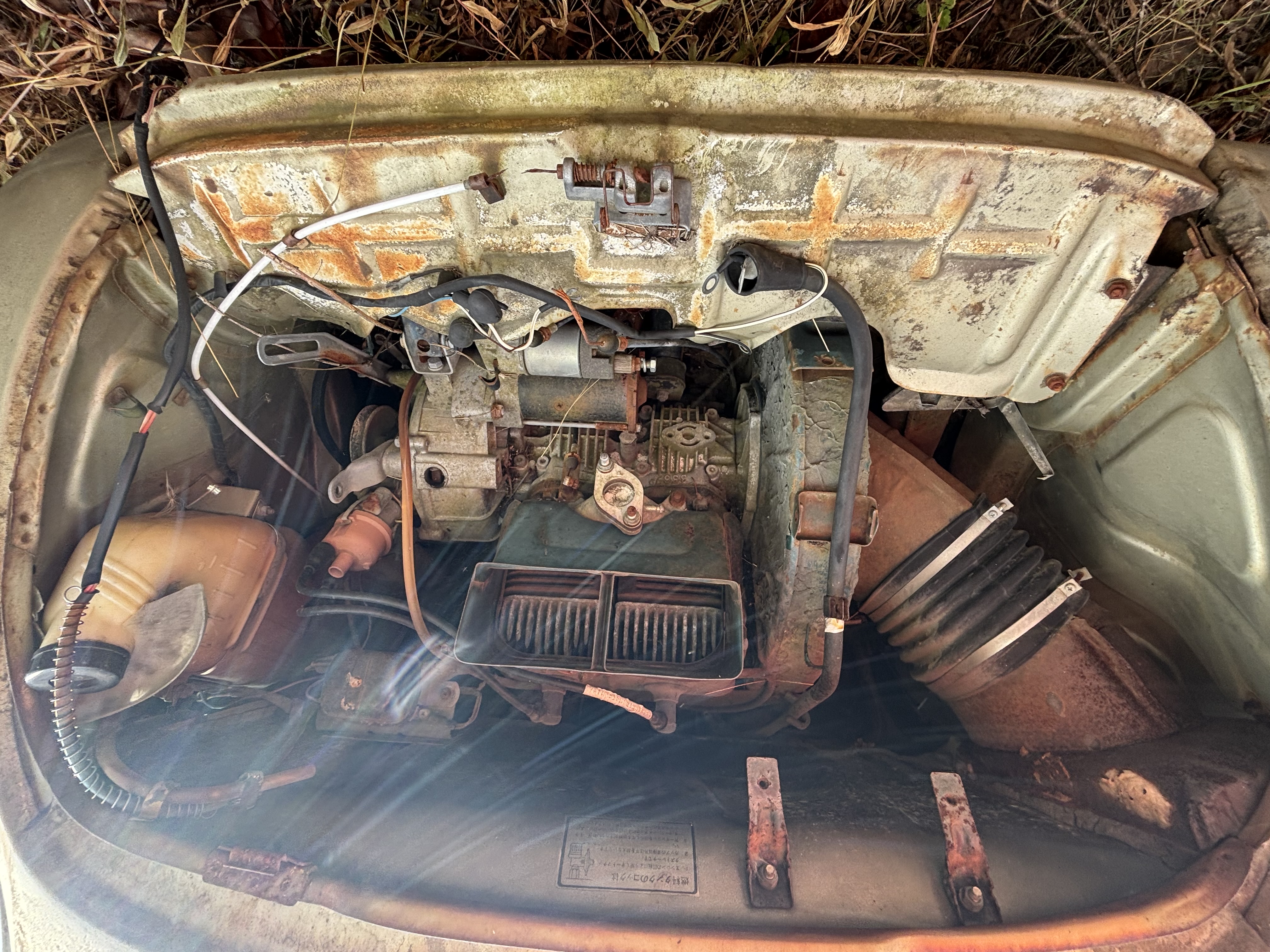 1968 Subaru 360 SS Double Carburetor (non-running) w/ 2 Parts Cars