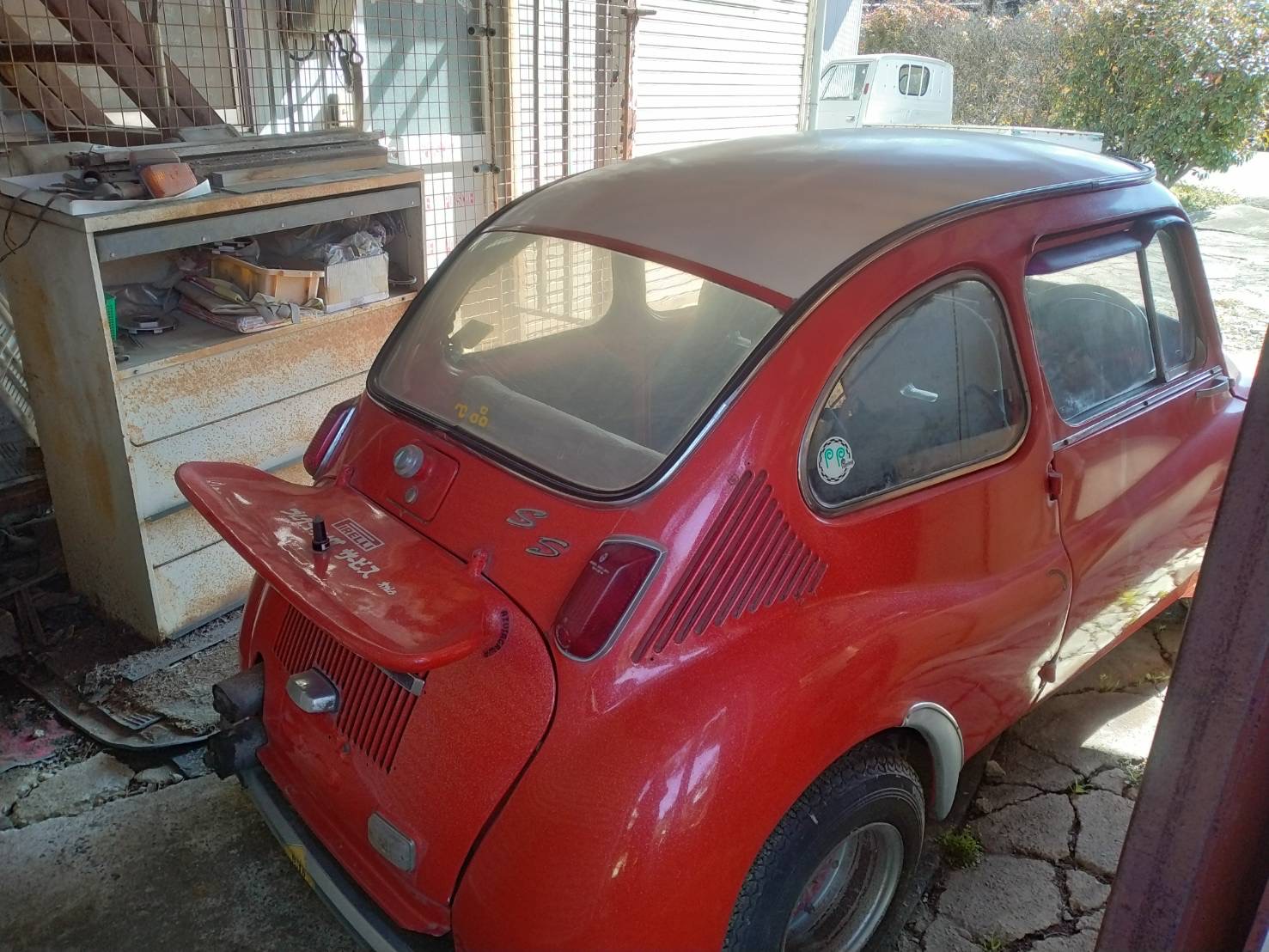 1968 Subaru 360 SS Double Carburetor (non-running) w/ 2 Parts Cars