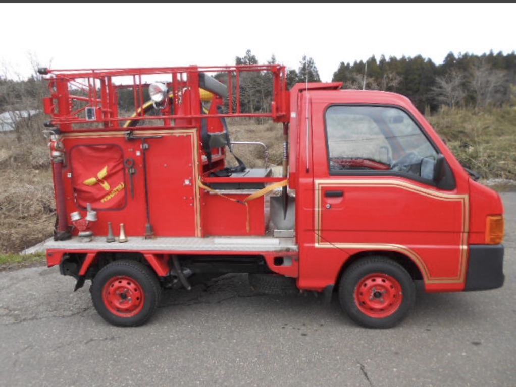 2001 Subaru Sambar 4WD Fire Truck